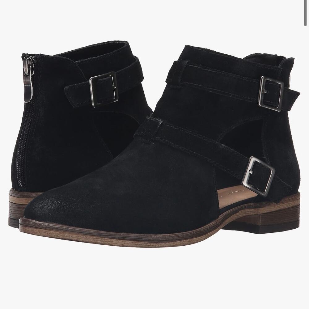 Chinese Laundry Women's 7.5 'Dandie' Suede Pointed Toe Boot Black